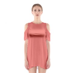 Congo Pink	 - 	shoulder Cutout One Piece Dress