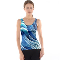 Sunny Ocean Wave Tank Top by GardenOfOphir