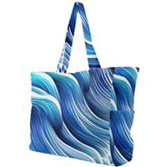 Sunny Ocean Wave Simple Shoulder Bag by GardenOfOphir