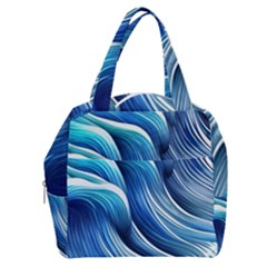 Sunny Ocean Wave Boxy Hand Bag by GardenOfOphir