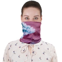 Ocean Waves In Pink Face Covering Bandana (adult) by GardenOfOphir