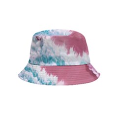 Ocean Waves In Pink Bucket Hat (kids) by GardenOfOphir