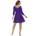 Spanish Violet Purple	 - 	Shoulder Cut Out Zip Up Dress View4