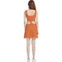 Halloween Orange	 - 	Velour Cutout Dress View2