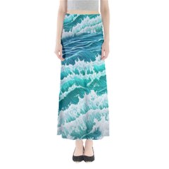 Waves On The Ocean Ii Full Length Maxi Skirt by GardenOfOphir