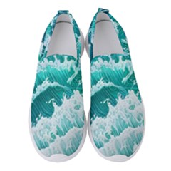 Waves On The Ocean Ii Women s Slip On Sneakers by GardenOfOphir