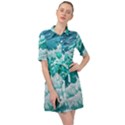 Waves On The Ocean Ii Belted Shirt Dress View1