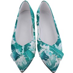 Waves On The Ocean Ii Women s Bow Heels by GardenOfOphir