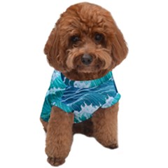 Waves On The Ocean Ii Dog T-shirt by GardenOfOphir