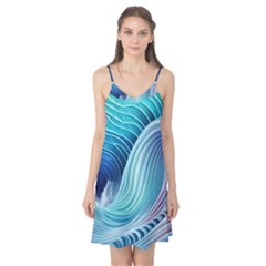 Ocean Waves Pastel Camis Nightgown  by GardenOfOphir