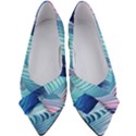 Ocean Waves Pastel Women s Bow Heels View1