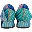 Ocean Waves Pastel Women s Bow Heels View4