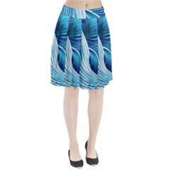 Summertime On The Sea Pleated Skirt by GardenOfOphir