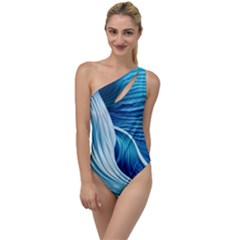 Summertime On The Sea To One Side Swimsuit by GardenOfOphir