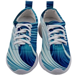 Summertime On The Sea Kids Athletic Shoes by GardenOfOphir