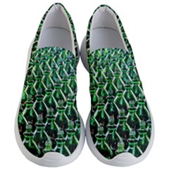 Bottles Green Drink Pattern Soda Refreshment Women s Lightweight Slip Ons by Ravend