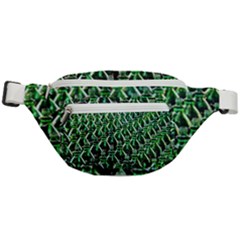 Bottles Green Drink Pattern Soda Refreshment Fanny Pack by Ravend