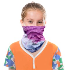 Abstract Pink Ocean Waves Face Covering Bandana (kids) by GardenOfOphir