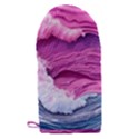 Abstract Pink Ocean Waves Microwave Oven Glove View2