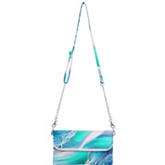 Pastel Simple Wave Mini Crossbody Handbag by GardenOfOphir