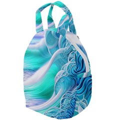 Pastel Simple Wave Travel Backpacks by GardenOfOphir