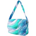 Pastel Simple Wave Courier Bag View2