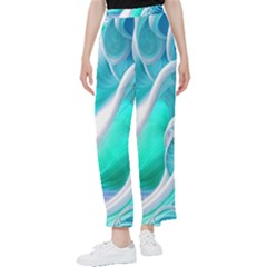 Pastel Simple Wave Women s Pants  by GardenOfOphir