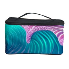 Pink Waves On The Beach Cosmetic Storage