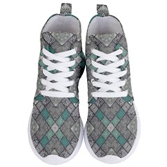 Mandala Decoration Floral Flower Indian Design Pattern Women s Lightweight High Top Sneakers by Ravend