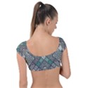 Mandala Decoration Floral Flower Indian Design Pattern Cap Sleeve Ring Bikini Top View2