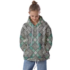 Mandala Decoration Floral Flower Indian Design Pattern Kids  Oversized Hoodie