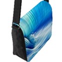 Nature s Beauty; Ocean Waves Flap Closure Messenger Bag (L) View2