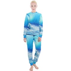 Nature s Beauty; Ocean Waves Women s Lounge Set by GardenOfOphir