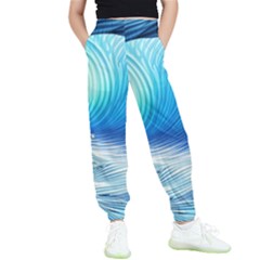 Nature s Beauty; Ocean Waves Kids  Elastic Waist Pants by GardenOfOphir