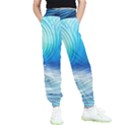 Nature s Beauty; Ocean Waves Kids  Elastic Waist Pants View1