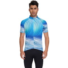 Nature s Beauty; Ocean Waves Men s Short Sleeve Cycling Jersey