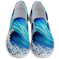 Blue Water Reflections Men s Lightweight Slip Ons by GardenOfOphir