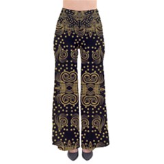 Pattern Seamless Gold 3d Abstraction Ornate So Vintage Palazzo Pants by Ravend