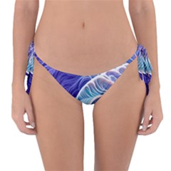 Majestic Ocean Waves Reversible Bikini Bottoms by GardenOfOphir