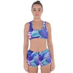 Majestic Ocean Waves Racerback Boyleg Bikini Set by GardenOfOphir