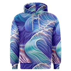 Majestic Ocean Waves Men s Overhead Hoodie by GardenOfOphir