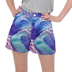 Majestic Ocean Waves Ripstop Shorts by GardenOfOphir