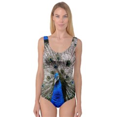 Peacock Bird Animal Feather Nature Colorful Princess Tank Leotard  by Ravend