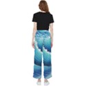 Simple Summer Wave Pattern Women s Pants  View2