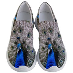 Peacock Bird Animal Feather Nature Colorful Women s Lightweight Slip Ons by Ravend