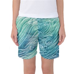 Wave Of The Ocean Women s Basketball Shorts