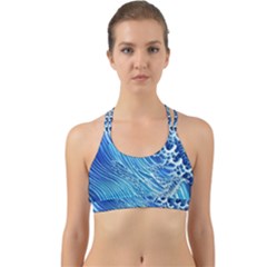 Wave Beach Iii Back Web Sports Bra by GardenOfOphir