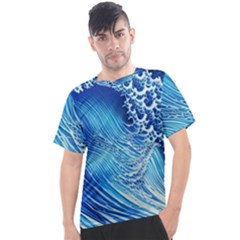 Wave Beach Iii Men s Sport Top by GardenOfOphir