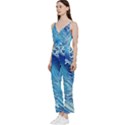 Wave Beach Iii V-Neck Spaghetti Strap Tie Front Jumpsuit View2