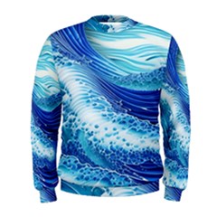 Water Waves Men s Sweatshirt by GardenOfOphir